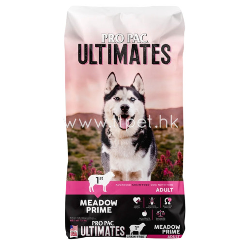 PRO PAC ULTIMATES 天然無穀物狗糧 - 羊肉+薯仔 12.7kg