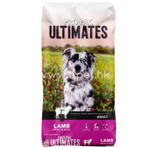 PRO PAC ULTIMATES 天然成犬狗糧 - 羊肉糙米 12.7kg