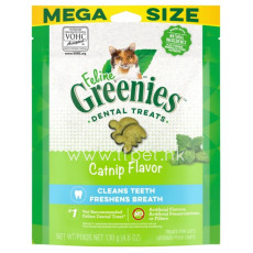 GREENIES FELINE 潔齒貓小食 - 貓草味 4.6oz