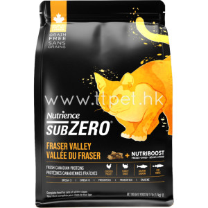 Nutrience SubZero 凍乾鮮雞肉無穀物全貓糧 - 雞、火雞、海魚  10LB