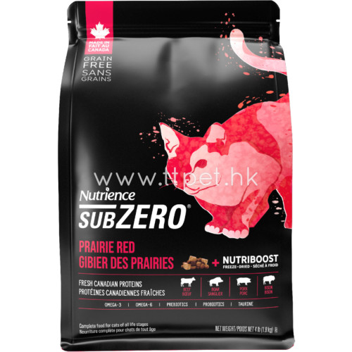 Nutrience SubZero 凍乾無穀物全貓糧- 鮮牛肝、紅肉、海魚 10LB