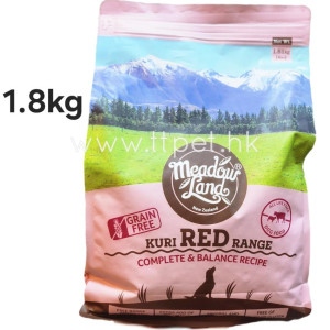 Meadowland 無穀物增肌添活力配方全犬糧 - 紅肉 1.8KG